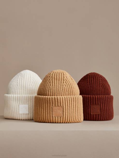 femmes bonnet à côtes cresta Varley 8R2T522 chocolat accessoires