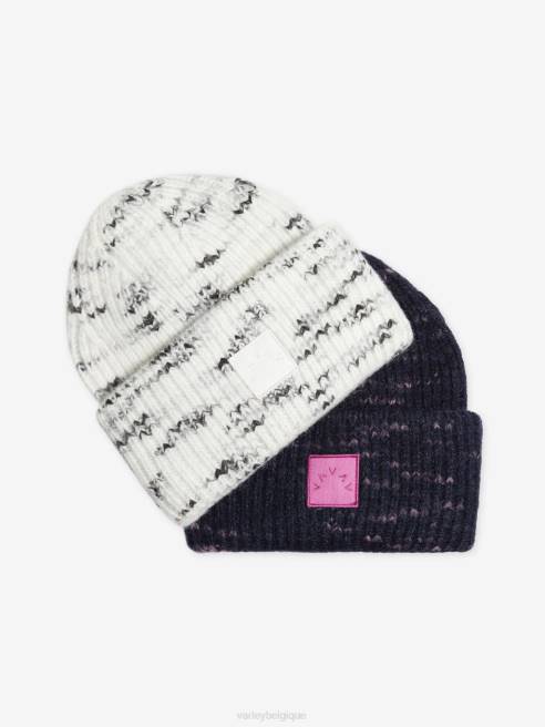 femmes bonnet dale Varley 8R2T516 aigrette/charbon accessoires