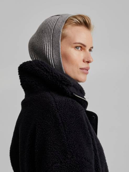 femmes capuche en tricot ford Varley 8R2T515 gris accessoires