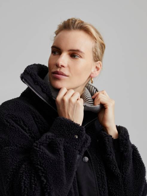 femmes capuche en tricot ford Varley 8R2T515 gris accessoires