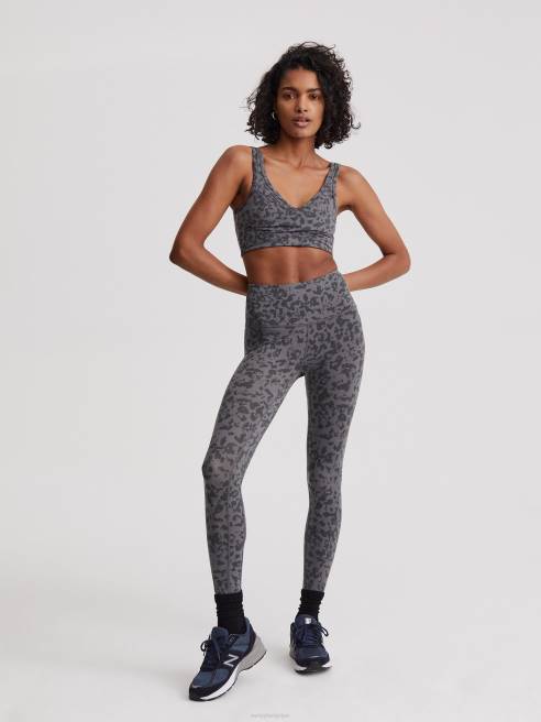 femmes Let's Move legging à poche haute 25" Varley 8R2T325 animal déformé noirci vêtements
