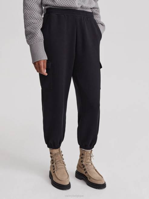 femmes pantalon clarice Varley 8R2T367 noir vêtements