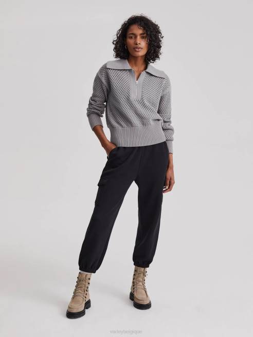 femmes pantalon clarice Varley 8R2T367 noir vêtements