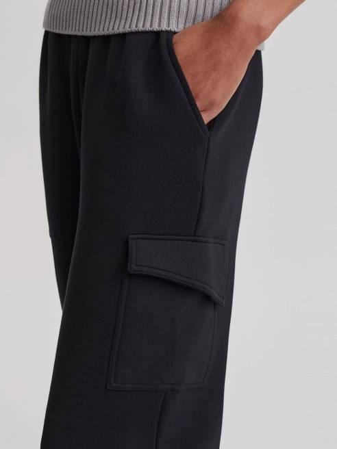 femmes pantalon clarice Varley 8R2T367 noir vêtements