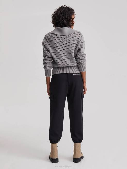 femmes pantalon clarice Varley 8R2T367 noir vêtements