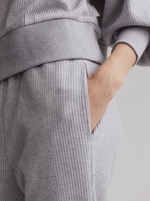 femmes pantalon de survêtement russell Varley 8R2T384 gris chiné vêtements