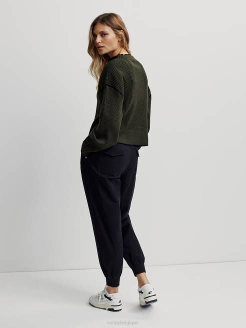 femmes pantalon donovan Varley 8R2T394 noir vêtements