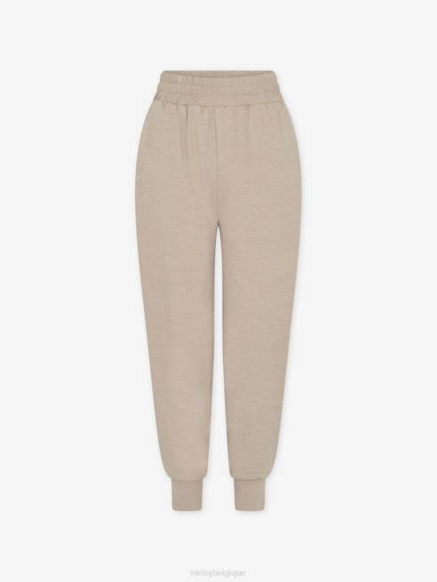 femmes pantalons de survêtement custer Varley 8R2T400 taupe chiné vêtements