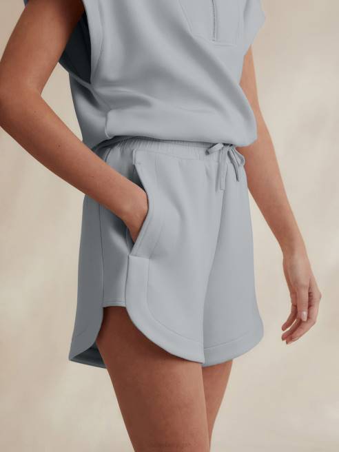 femmes short taille haute keely Varley 8R2T302 bleu perle vêtements