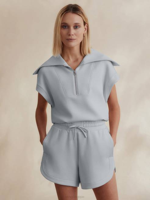 femmes short taille haute keely Varley 8R2T302 bleu perle vêtements