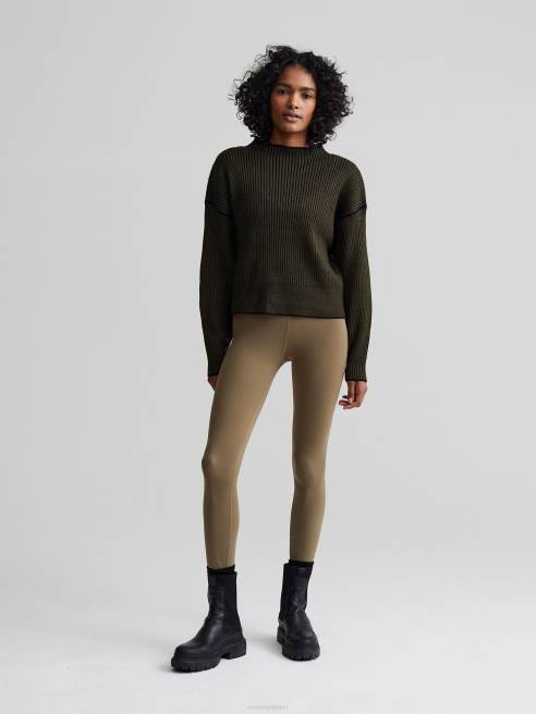 femmes accorder du tricot Varley 8R2T231 olive foncé/vert sombre vêtements
