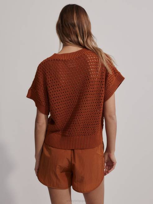 femmes julianna tricot Varley 8R2T6 abricot profond vêtements