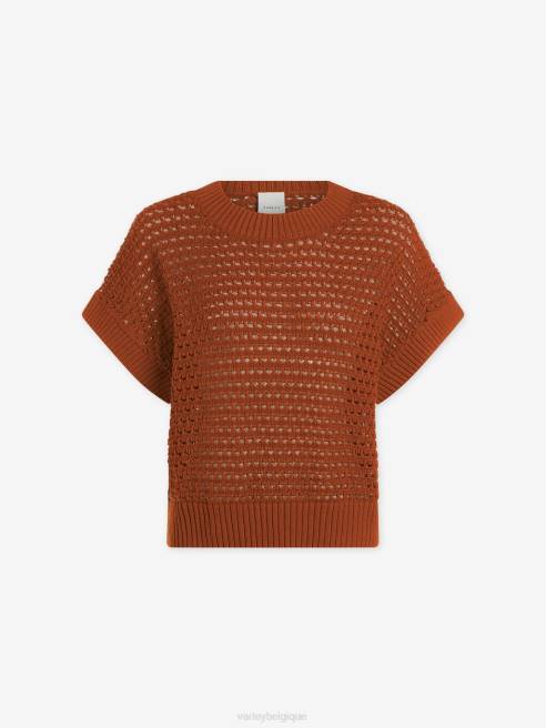 femmes julianna tricot Varley 8R2T6 abricot profond vêtements