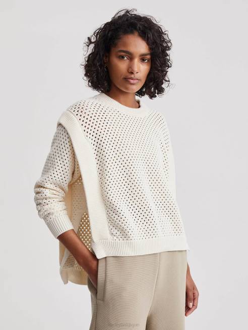 femmes tricot d'arabella Varley 8R2T150 murmure blanc vêtements