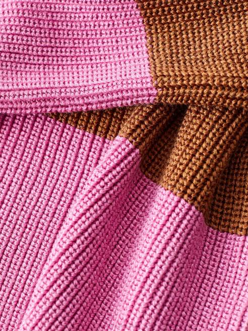 femmes tricot panama Varley 8R2T182 café caramel métallique vêtements