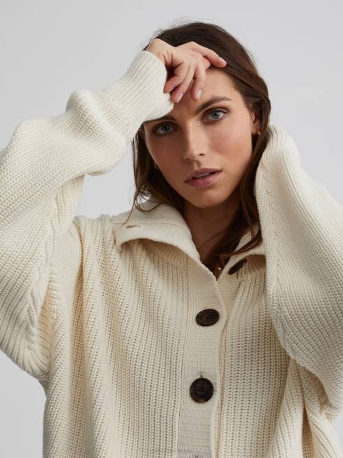 femmes veste en maille elwood Varley 8R2T210 aigrette vêtements