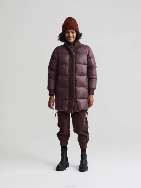 femmes doudoune baldwin Varley 8R2T442 raisin vêtements