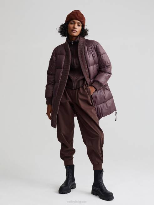 femmes doudoune baldwin Varley 8R2T442 raisin vêtements