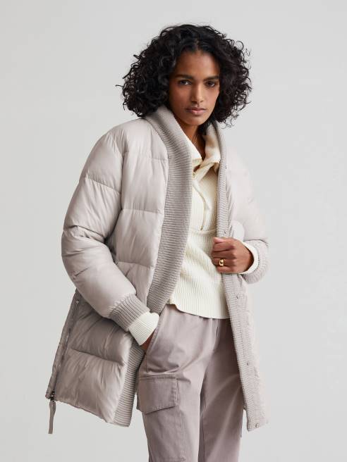 femmes doudoune baldwin Varley 8R2T443 doublure en argent vêtements