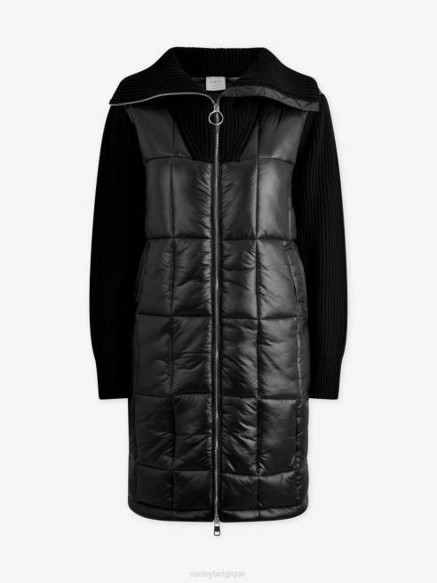 femmes doudoune en maille mayten Varley 8R2T450 noir vêtements