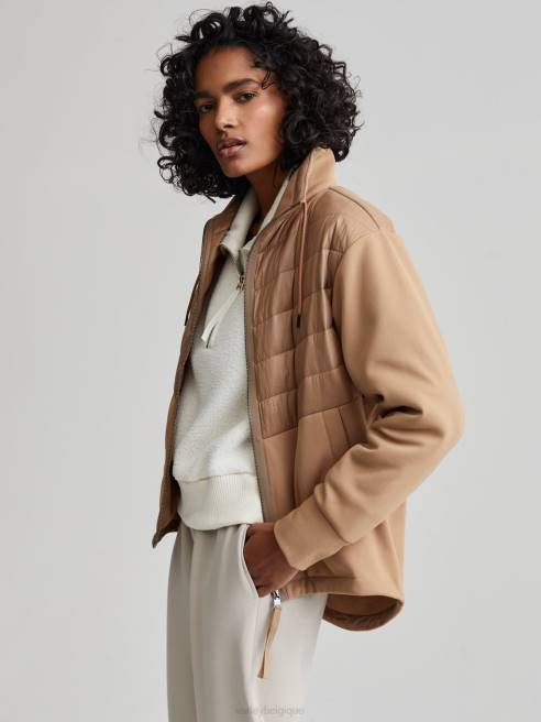 femmes veste balfern Varley 8R2T467 sable du désert vêtements