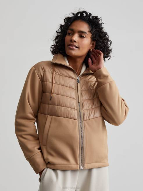 femmes veste balfern Varley 8R2T467 sable du désert vêtements