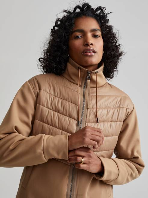 femmes veste balfern Varley 8R2T467 sable du désert vêtements