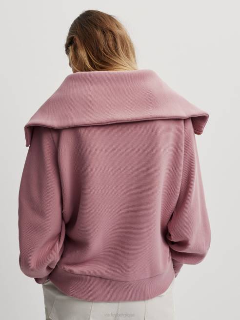 femmes pull à demi-zip vigne Varley 8R2T89 rose nostalgie vêtements