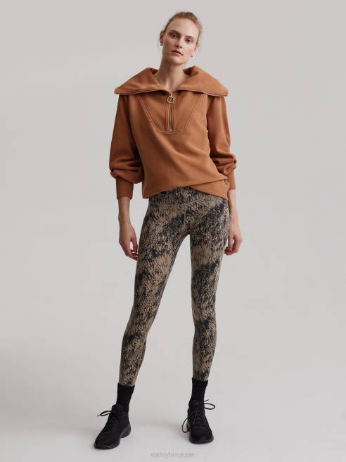 femmes pull à demi-zip vigne Varley 8R2T92 seigle vêtements