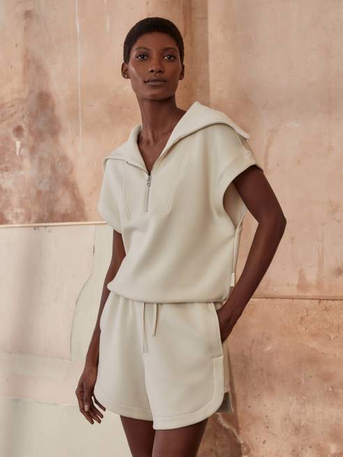 femmes sweat demi-zip dexter Varley 8R2T31 bouleau vêtements