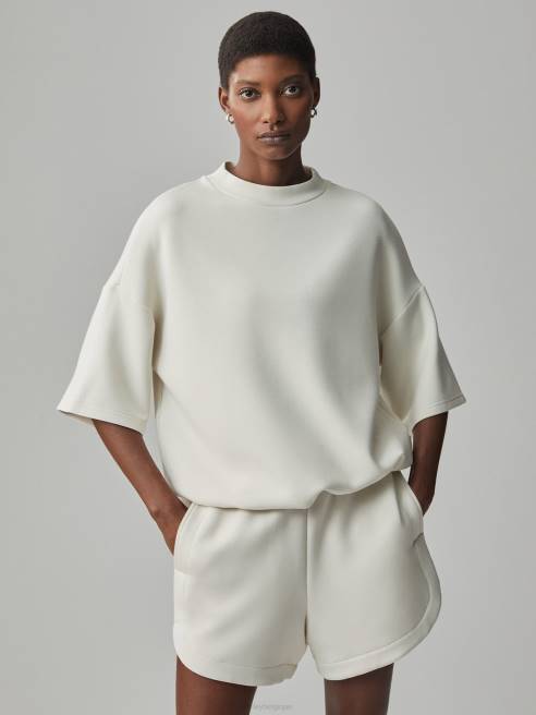 femmes sweat à manches courtes alden Varley 8R2T39 bouleau vêtements