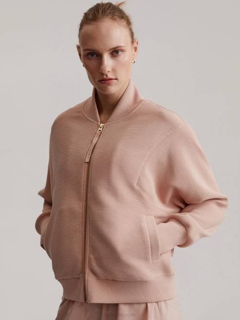 femmes sweat zippé alia Varley 8R2T158 rose acajou vêtements