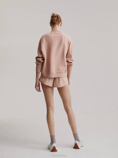 femmes sweat zippé alia Varley 8R2T158 rose acajou vêtements