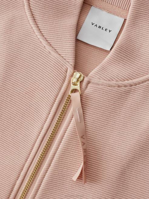 femmes sweat zippé alia Varley 8R2T158 rose acajou vêtements