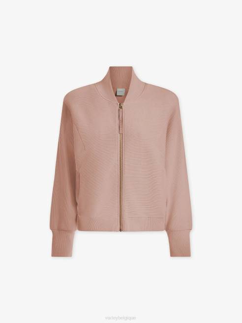 femmes sweat zippé alia Varley 8R2T158 rose acajou vêtements