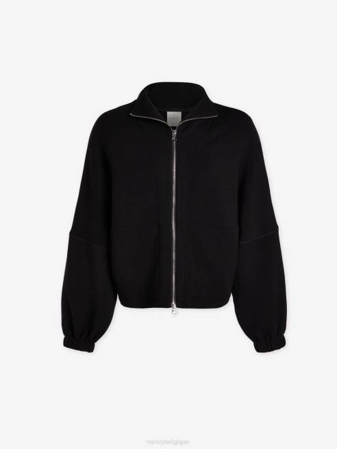 femmes sweat zippé ashbury Varley 8R2T37 noir vêtements