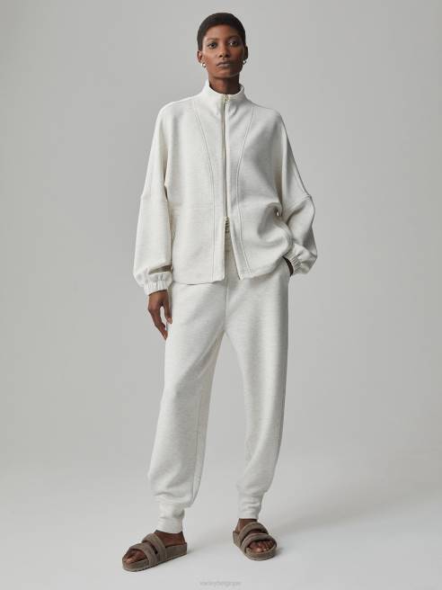 femmes sweat zippé ashbury Varley 8R2T38 marne ivoire vêtements