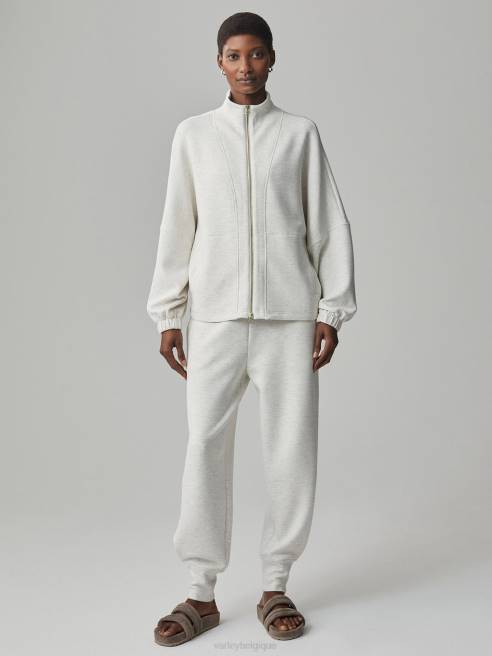 femmes sweat zippé ashbury Varley 8R2T38 marne ivoire vêtements