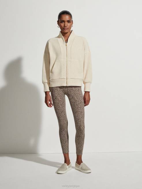 femmes sweat zippé rosanne Varley 8R2T108 marne d'avoine vêtements