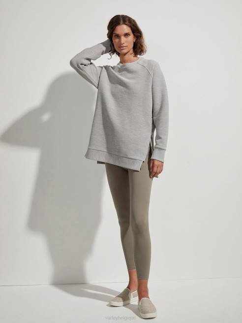 femmes transpirer Varley 8R2T101 gris clair chiné vêtements