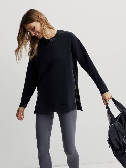 femmes transpirer Varley 8R2T102 noir vêtements
