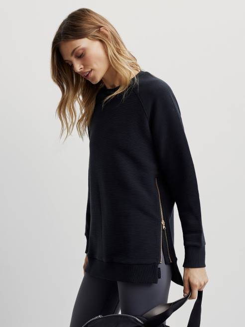 femmes transpirer Varley 8R2T102 noir vêtements