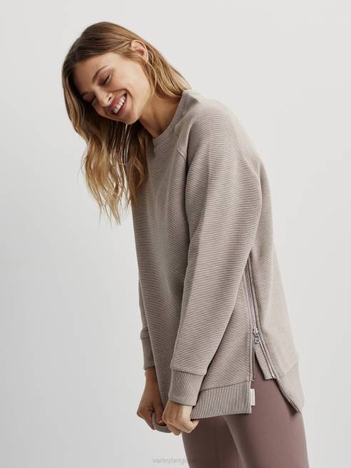 femmes transpirer Varley 8R2T105 taupe chiné vêtements
