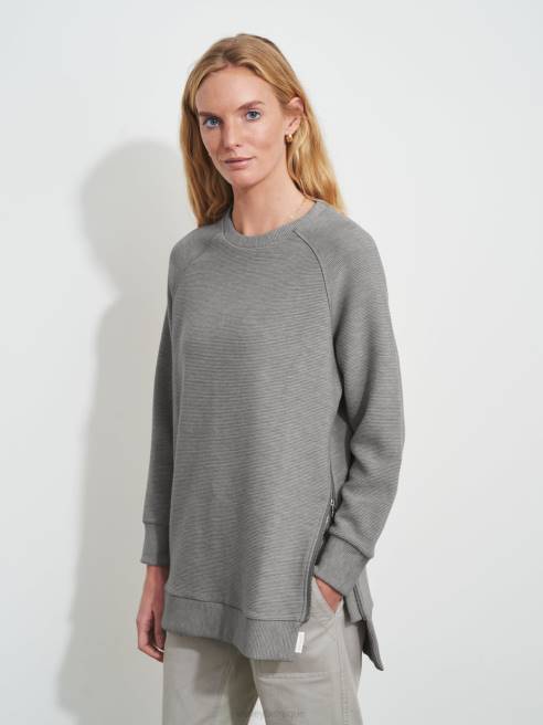 femmes transpirer Varley 8R2T106 gris chiné vêtements