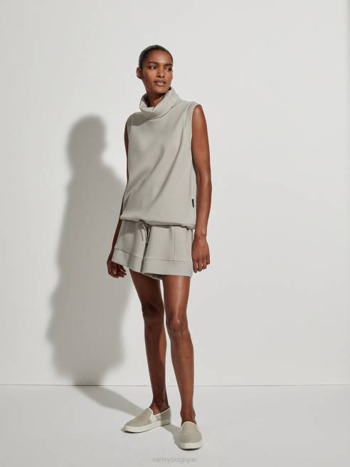 femmes débardeur à col montant leigh Varley 8R2T34 gris sauge vêtements