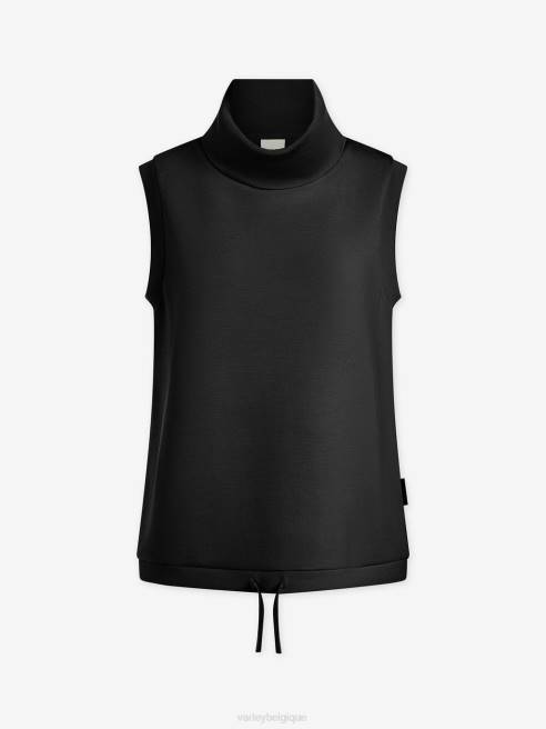 femmes débardeur à col montant leigh Varley 8R2T36 noir vêtements