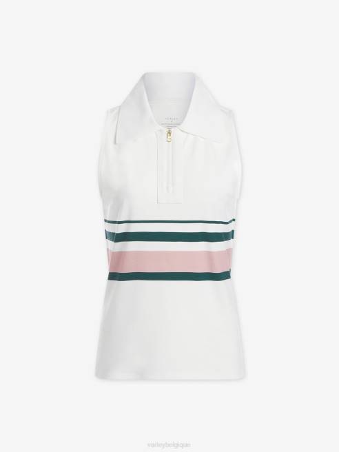 femmes polo performance darnell Varley 8R2T17 blanc vêtements