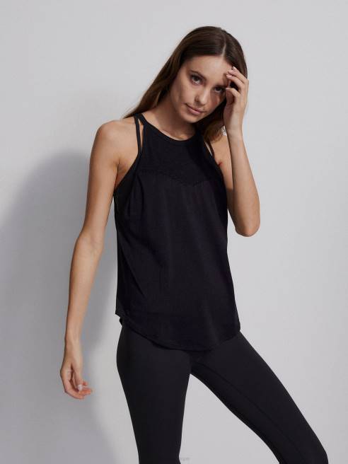 femmes réservoir de monterey Varley 8R2T117 noir vêtements