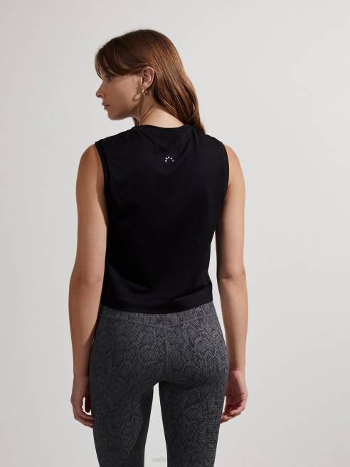 femmes réservoir de récolte sans couture de page Varley 8R2T41 noir vêtements