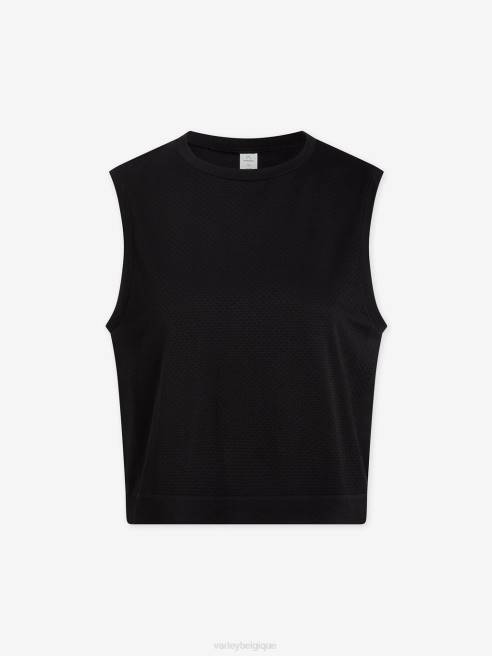 femmes réservoir de récolte sans couture de page Varley 8R2T41 noir vêtements